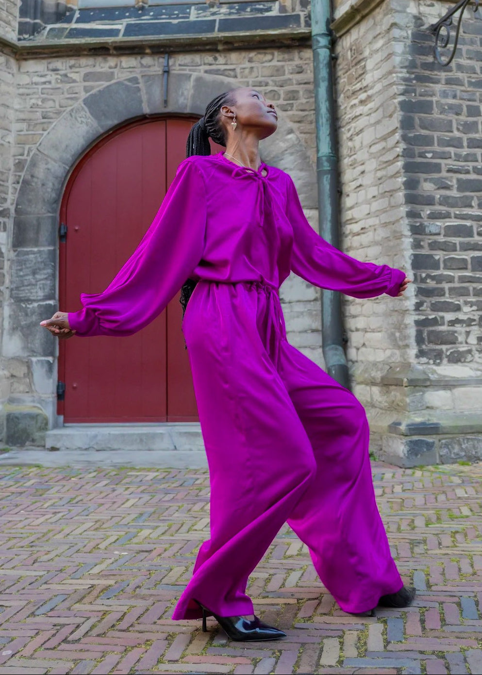 Binai Pants Set- Purple