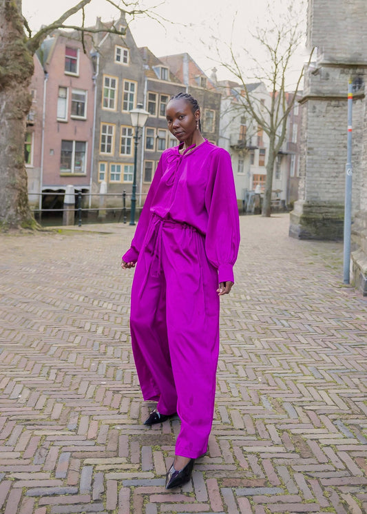 Binai Pants Set- Purple